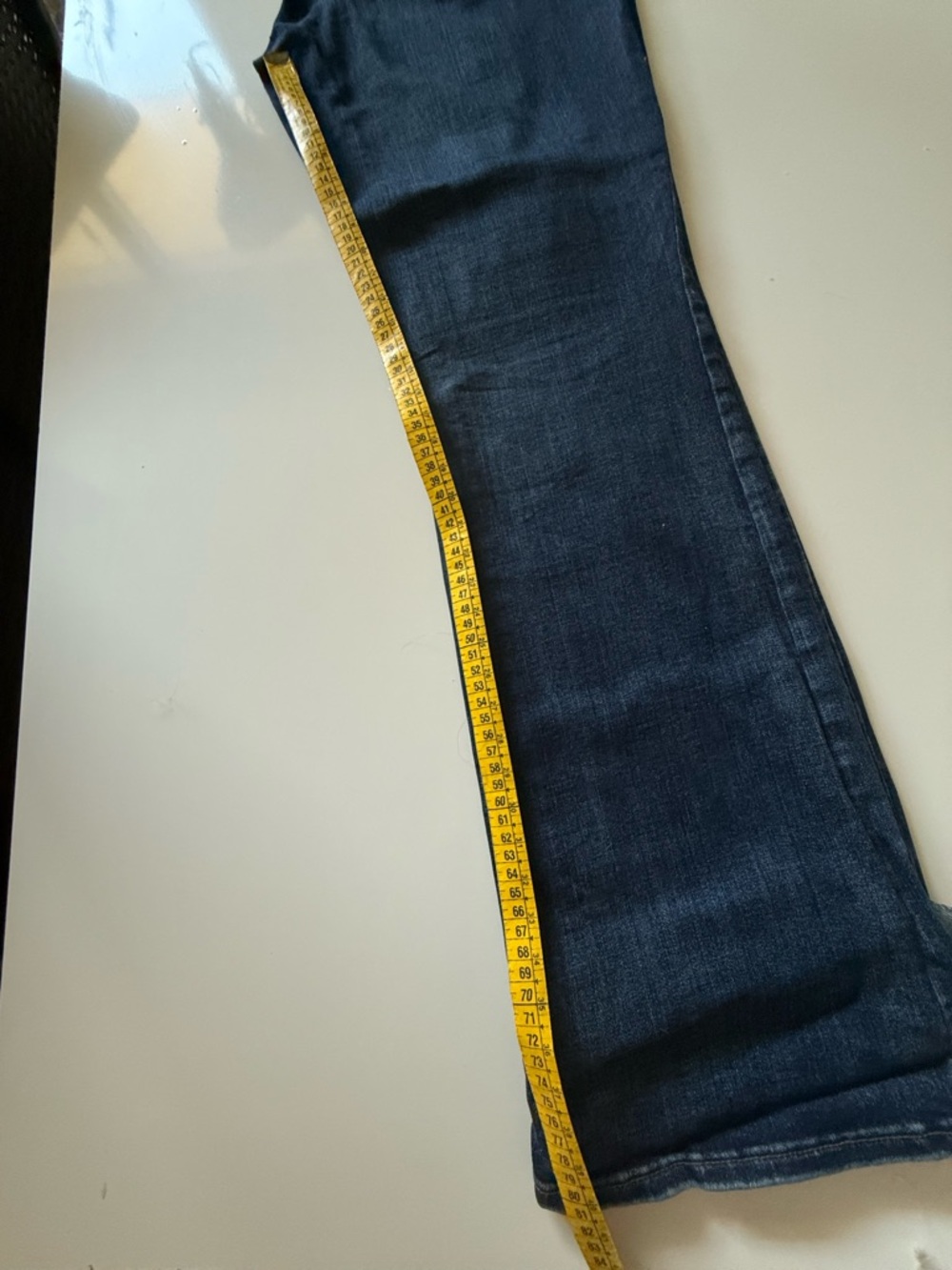 GAP Classic Perfect Booty Leg Jeans in Blue | Normcore | Model Off Duty - Picture 8 of 8